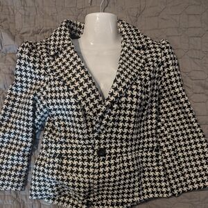 Hounds tooth blazer